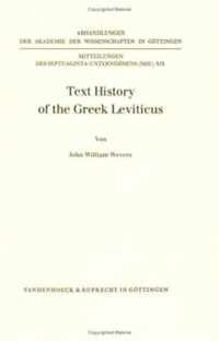 Text History of the Greek Leviticus