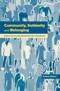 Community, Solidarity and Belonging