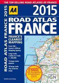 AA Road Atlas France 2015