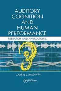 Auditory Cognition and Human Performance