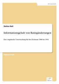 Informationsgehalt von Ratinganderungen