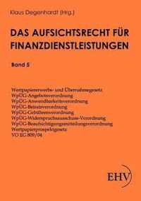 Aufsichtsrecht fur Finanzdienstleistungen