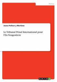 Le Tribunal Penal International pour l'Ex-Yougoslavie