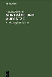 Vortrage Und Aufsatze