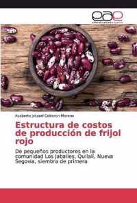 Estructura de costos de produccion de frijol rojo