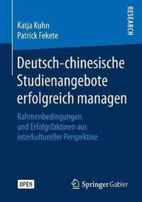 Deutsch chinesische Studienangebote erfolgreich managen