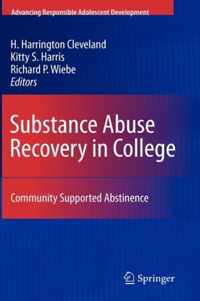 Substance Abuse Recovery in College