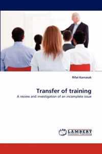 Transfer of training