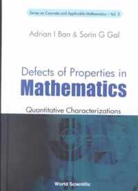 Defects Of Properties In Mathematics