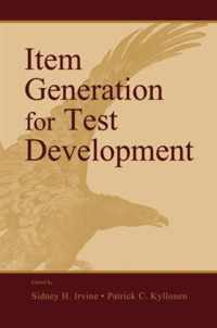 Item Generation for Test Development