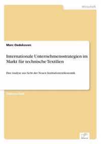 Internationale Unternehmensstrategien im Markt fur technische Textilien