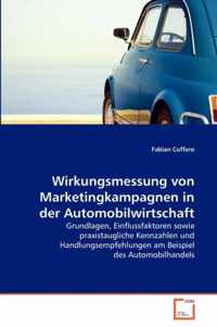 Wirkungsmessung von Marketingkampagnen in der Automobilwirtschaft