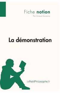 La démonstration (Fiche notion): LePetitPhilosophe.fr - Comprendre la philosophie