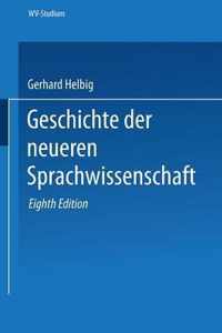 Geschichte Der Neueren Sprachwissenschaft