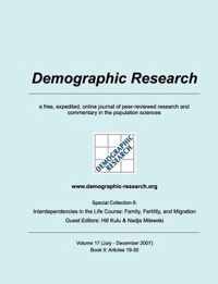 Demographic Research, Volume 17