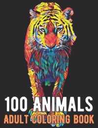 100 Animals Coloring Book