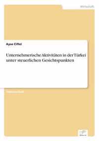 Unternehmerische Aktivitaten in der Turkei unter steuerlichen Gesichtspunkten