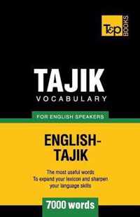 Tajik vocabulary for English speakers - 7000 words