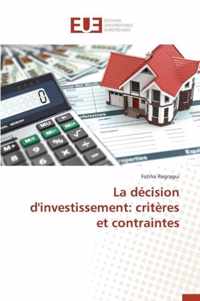 La Decision d'Investissement