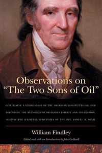 Observations on 'The Two Sons of Oil'