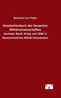 Handwörterbuch der Gesamten Militärwissenschaften