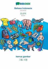 BABADADA, Bahasa Indonesia - Korean (in Hangul script), kamus gambar - visual dictionary (in Hangul script)