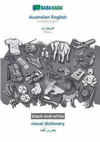 BABADADA black-and-white, Australian English - Mirpuri (in arabic script), visual dictionary - visual dictionary (in arabic script)