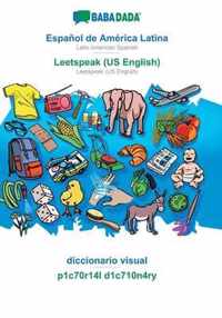 BABADADA, Espanol de America Latina - Leetspeak (US English), diccionario visual - p1c70r14l d1c710n4ry