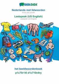 BABADADA, Nederlands met lidwoorden - Leetspeak (US English), het beeldwoordenboek - p1c70r14l d1c710n4ry