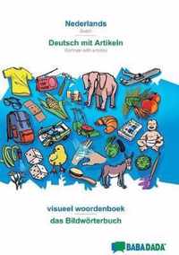 BABADADA, Nederlands - Deutsch mit Artikeln, beeldwoordenboek - das Bildwoerterbuch