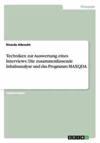 Techniken zur Auswertung eines Interviews