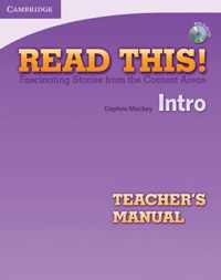 Read This! Intro Teacher's Manual with Audio CD