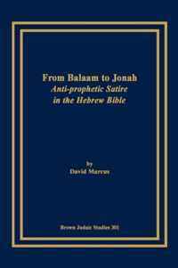 From Balaam to Jonah