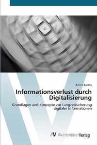 Informationsverlust durch Digitalisierung