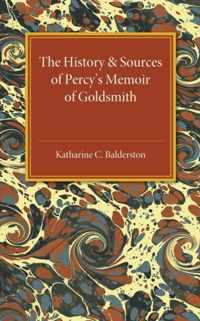 The History and Sources of Percy's Memoir of Goldsmith