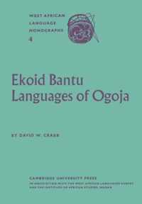 Ekoid Bantu Languages of Ogoja, Eastern Nigeria, Part 1, Introduction, Phonology and Comparative Vocabulary