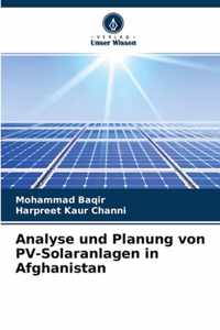 Analyse und Planung von PV-Solaranlagen in Afghanistan