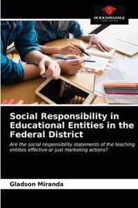 Social Responsibility in Educational Entities in the Federal District