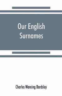 Our English surnames