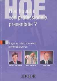 Hoe houdt u een professionele presentatie?