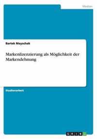 Markenlizenzierung als Moeglichkeit der Markendehnung