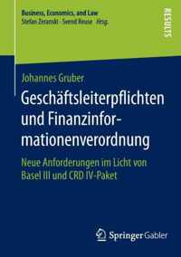 Geschaeftsleiterpflichten und Finanzinformationenverordnung