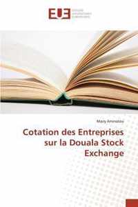 Cotation des entreprises sur la douala stock exchange