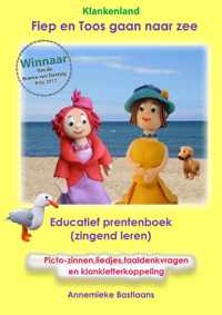 Fiep en Toos gaan naar zee - Klankenland - kleuters- leren lezen- taalontwikkeling - pictoprentenboek