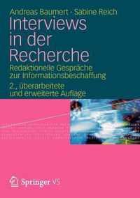 Interviews in Der Recherche: Redaktionelle Gesprche Zur Informationsbeschaffung