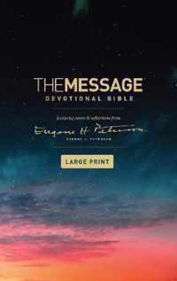 Message Devotional Bible Large Print, The