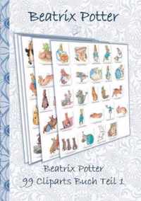 Beatrix Potter 99 Cliparts Buch Teil 1 ( Peter Hase )