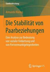 Die Stabilitaet von Paarbeziehungen