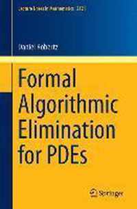 Formal Algorithmic Elimination for PDEs