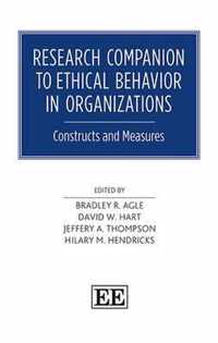 Research Companion to Ethical Behavior in Organizations